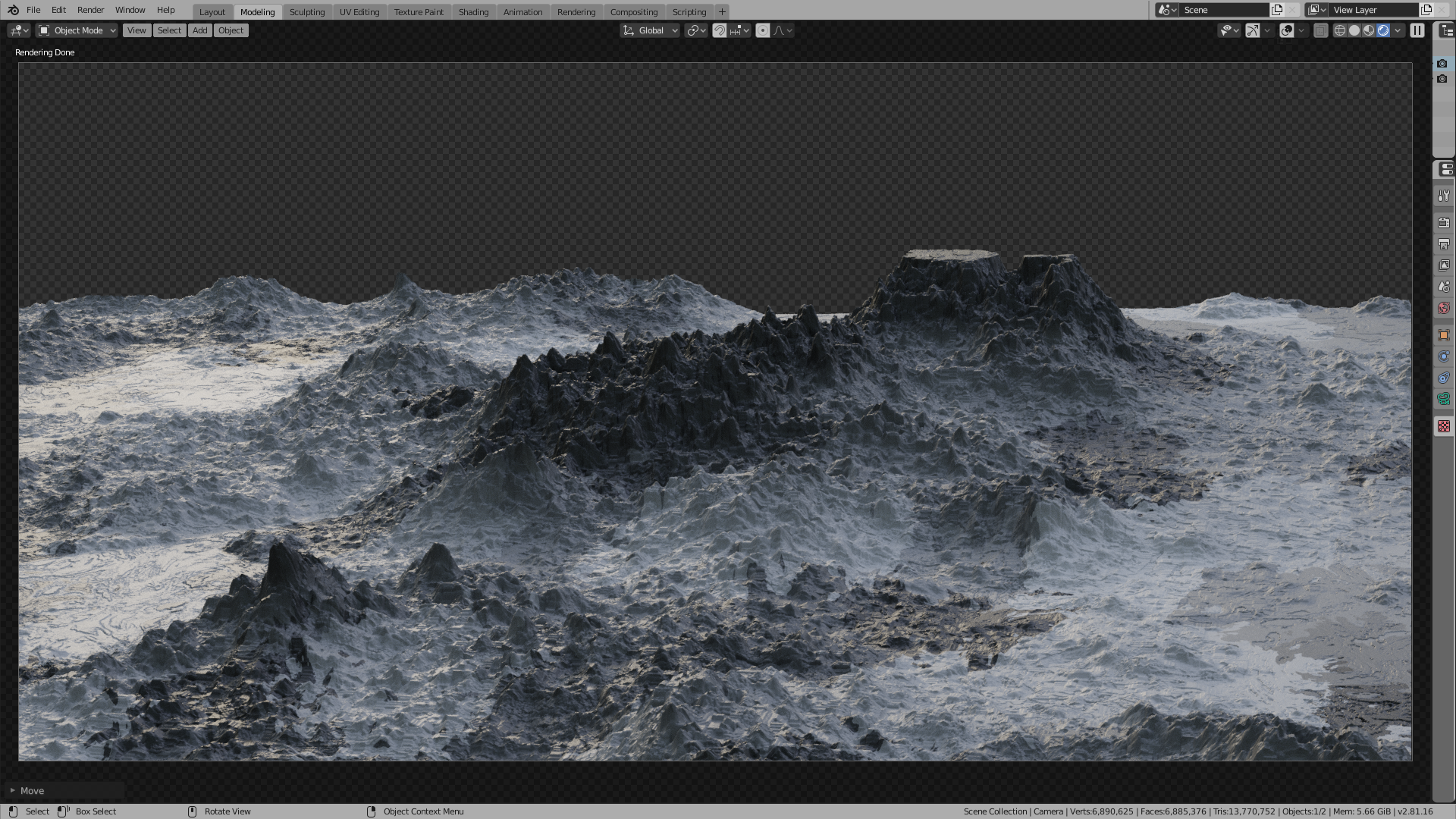 Snowy Mountain Procedural Material preview image 1